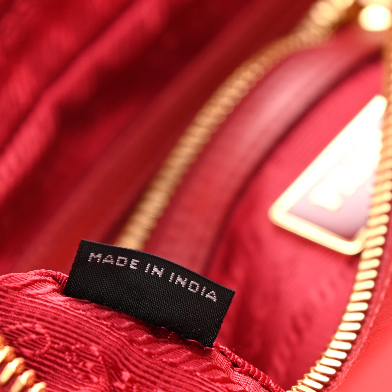 Prada Tessuto Nylon Soft Calf Camera Bag Rosso 7 of 10