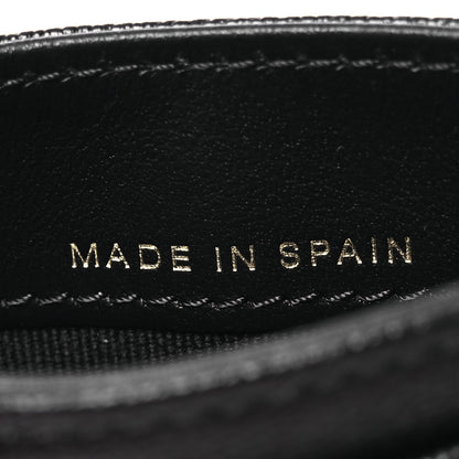 Chanel Caviar Quilted Studded CC Card Holder Black 9 of 12