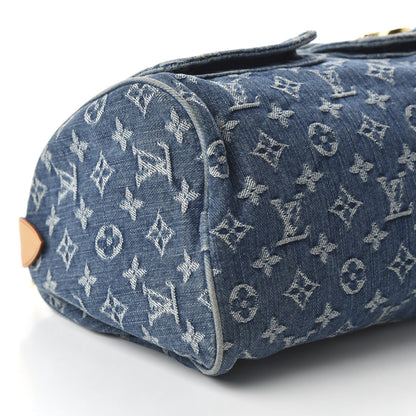 Louis Vuitton Monogram Denim Neo Speedy Blue 6 of 9