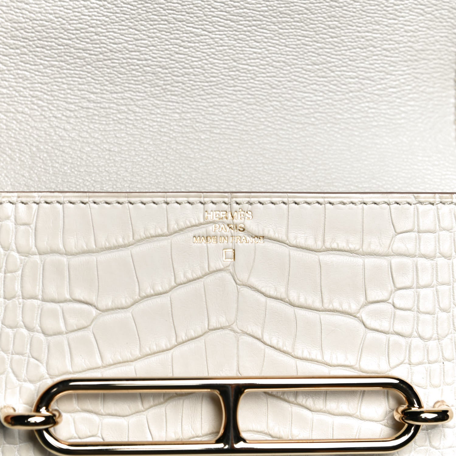 Hermes Matte Alligator Roulis Slim Wallet Beton 6 of 9