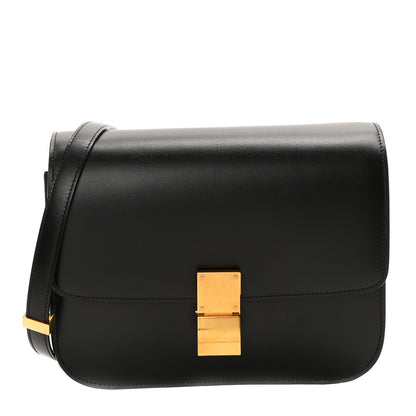 Celine Box Calfskin Medium Classic Box Flap Bag Black 1 of 11