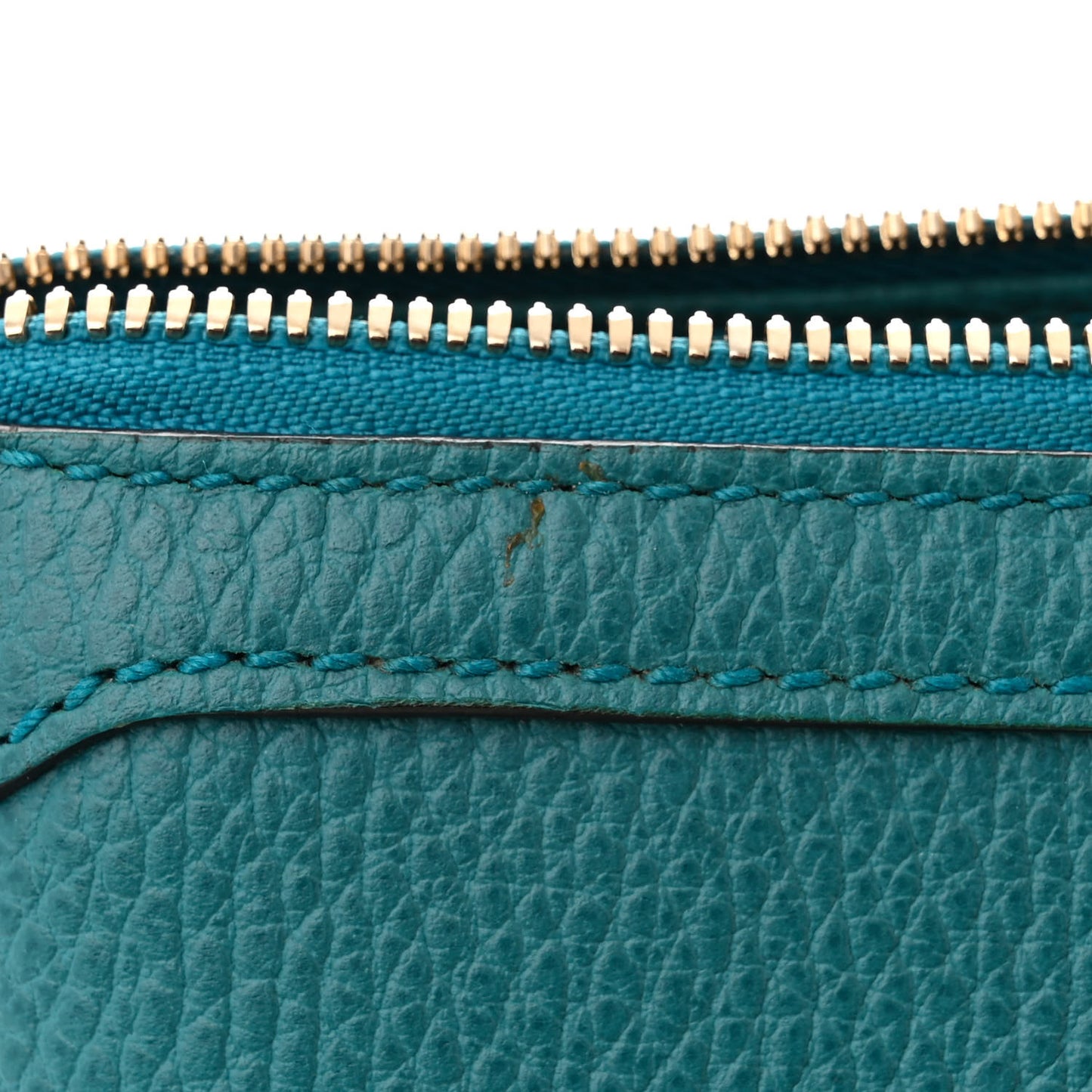 Dollar Calfskin GG Charm Satchel Deep Cobalt