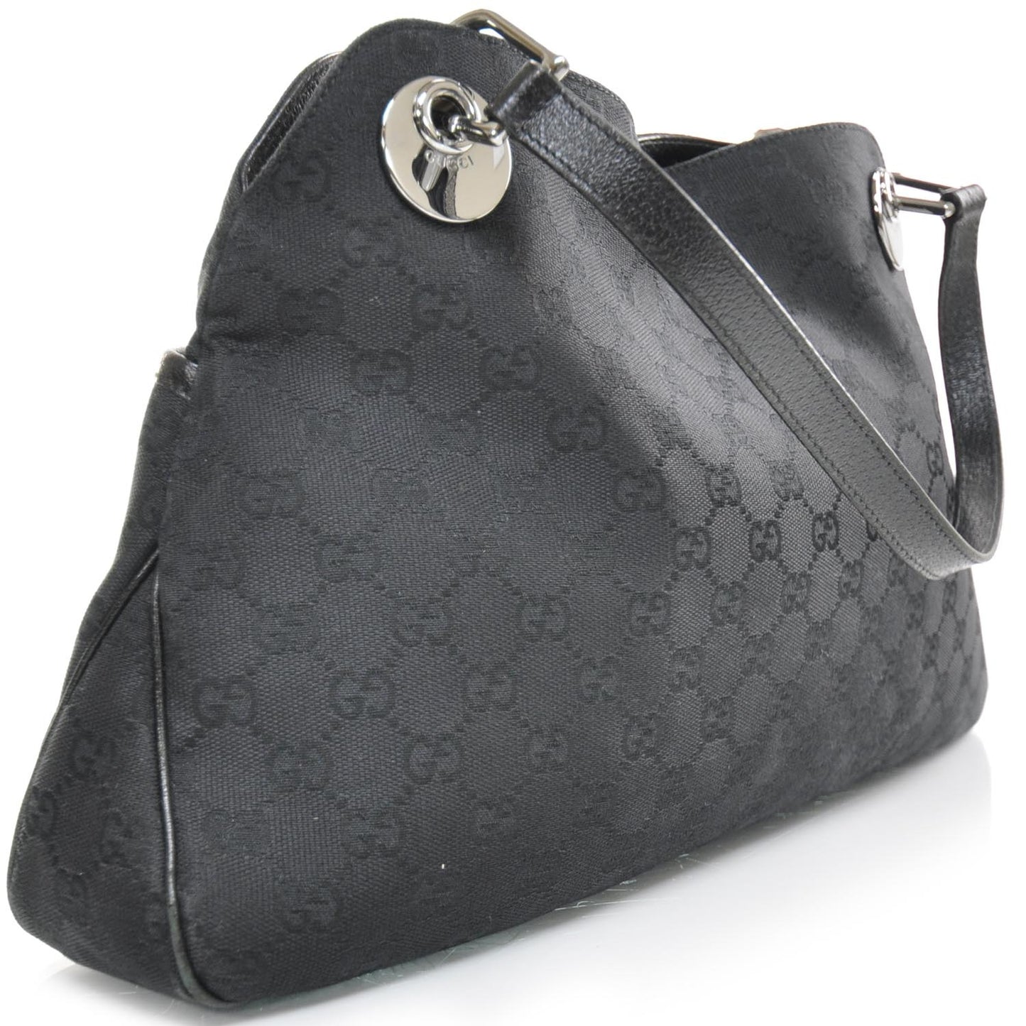 Monogram Medium Eclipse Shoulder Bag Black