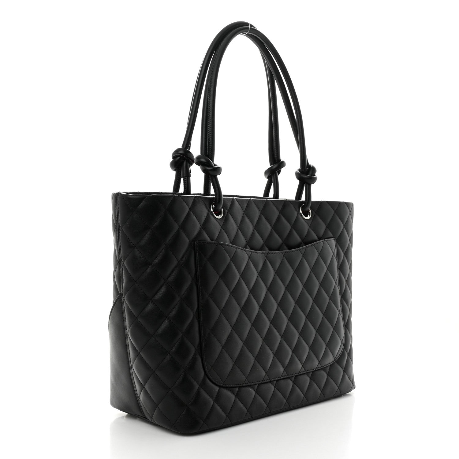 Chanel Calfskin Quilted Large Cambon Tote Black 3 of 16