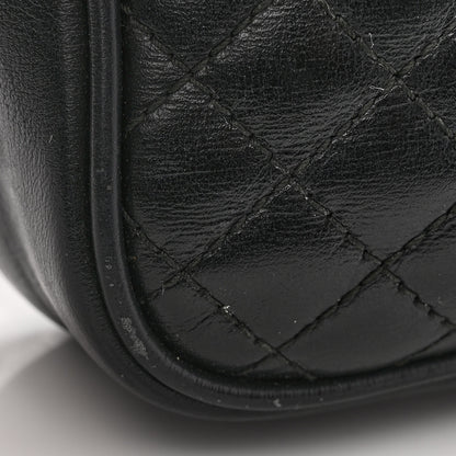 Gucci Calfskin Trapuntata Web Mini GG Shoulder Bag Black 13 of 16