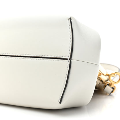 Fendi Shiny Nappa Snakeskin Small Fendi First White Roccia 8 of 13