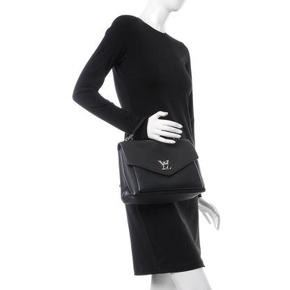 Louis Vuitton Soft Calfskin My Lockme Top Handle Black 3 of 8