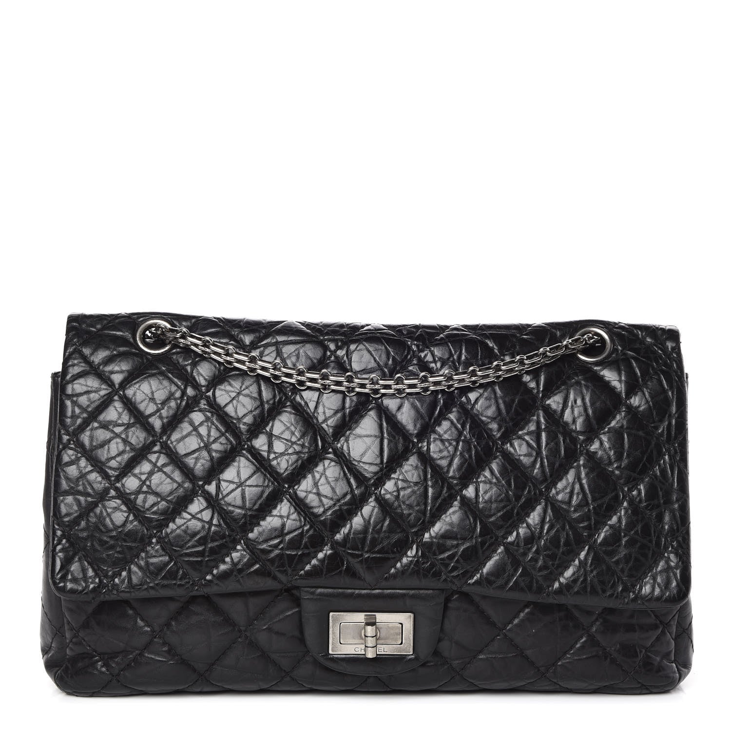 Chanel Aged Calfskin Quilted 2.55 Reissue 227 Flap Black 1 of 15