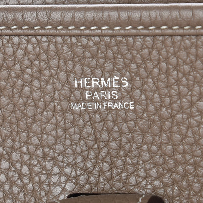 Hermes Taurillon Clemence Evelyne III PM Etoupe 7 of 16
