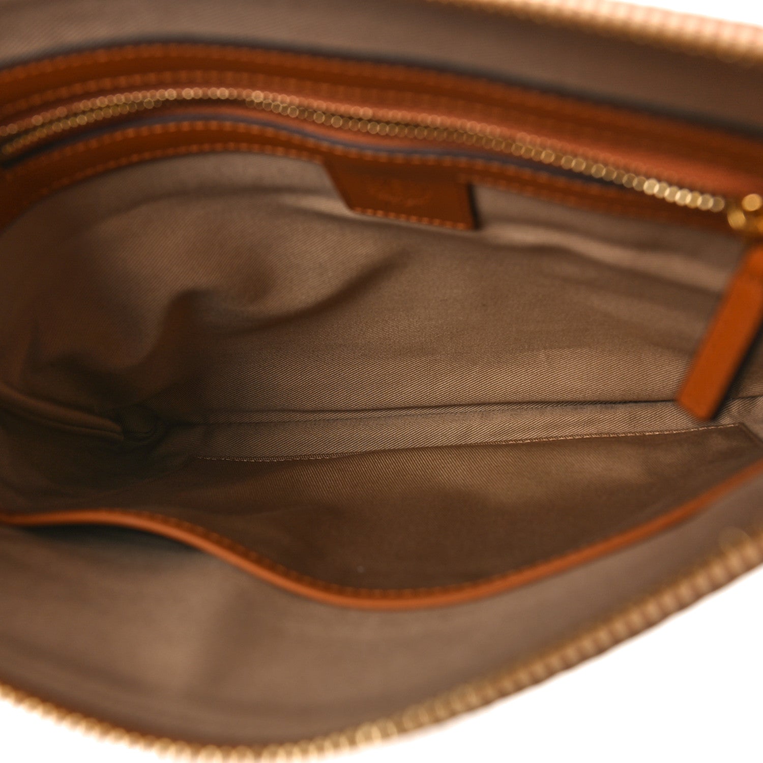 MCM Visetos Medium Crossbody Pouch Cognac 5 of 9