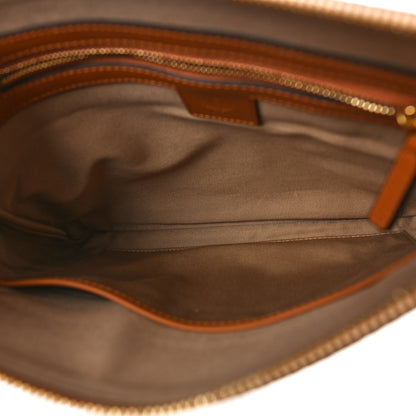 MCM Visetos Medium Crossbody Pouch Cognac 5 of 9