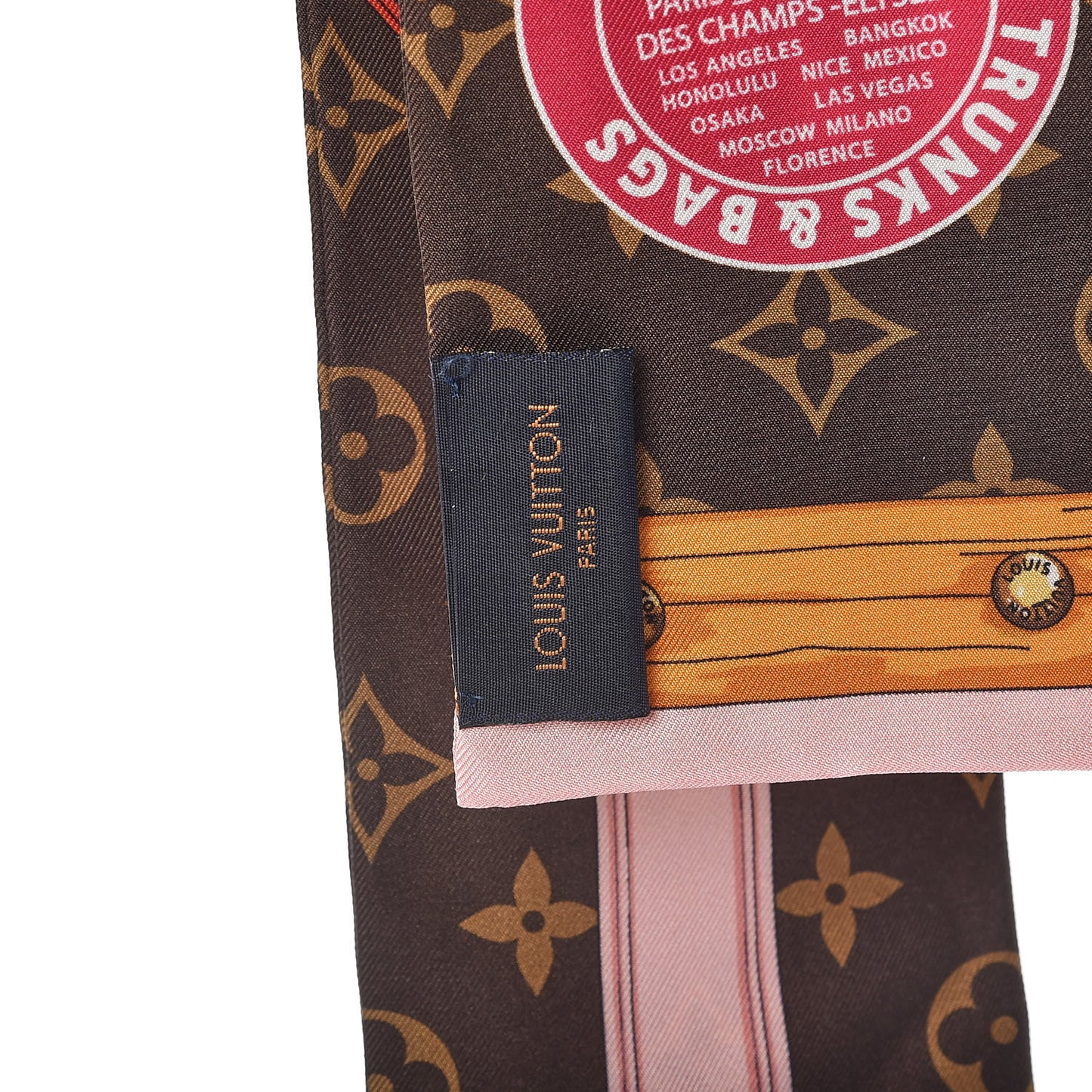 Silk Monogram Summer Trunks Bandeau Brown