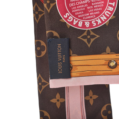 Louis Vuitton Silk Monogram Summer Trunks Bandeau Brown 4 of 4