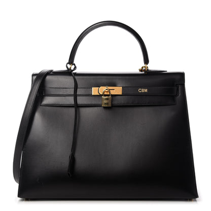 Hermes Box Kelly Sellier 35 Black 1 of 11
