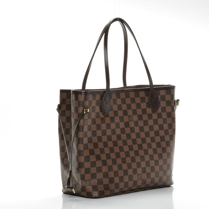Louis Vuitton Damier Ebene Neo Neverfull MM Rose Ballerine 3 of 7