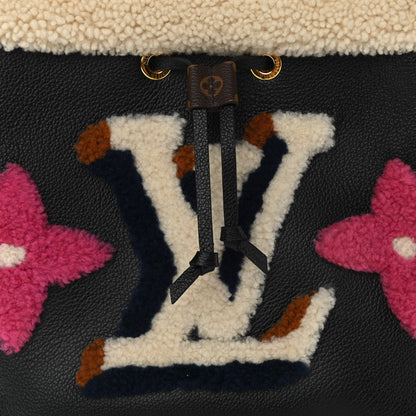 Louis Vuitton Calfskin Teddy NeoNoe MM Black 9 of 11