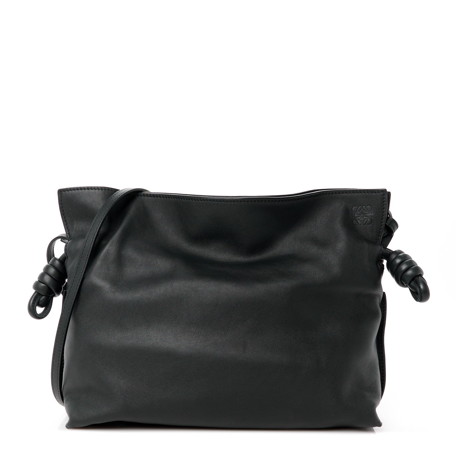 Loewe Nappa Medium Flamenco Knot Bag Black 1 of 10