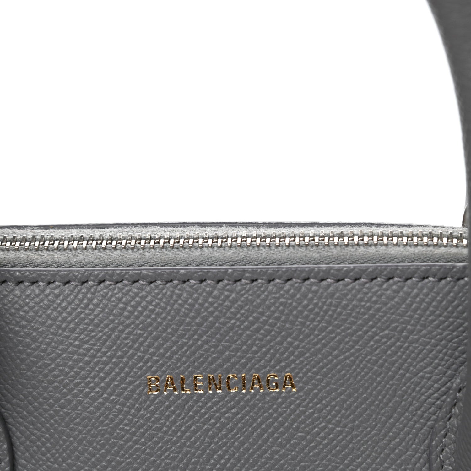 Balenciaga Grained Calfskin S Ville Top Handle Bag Gris Glace 11 of 14