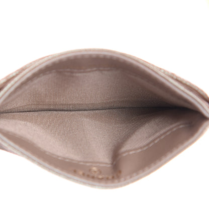 Chanel Iridescent Caviar Quilted Card Holder Beige 5 of 13