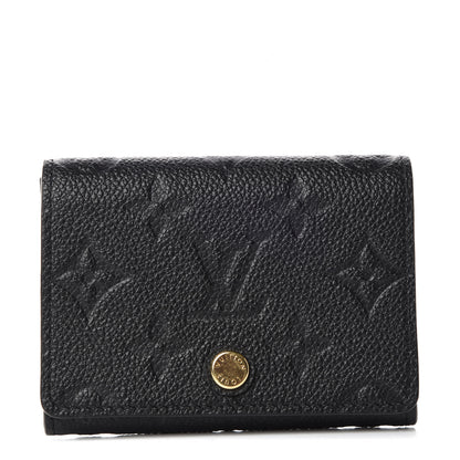 Louis Vuitton Empreinte Business Card Holder Black 1 of 9