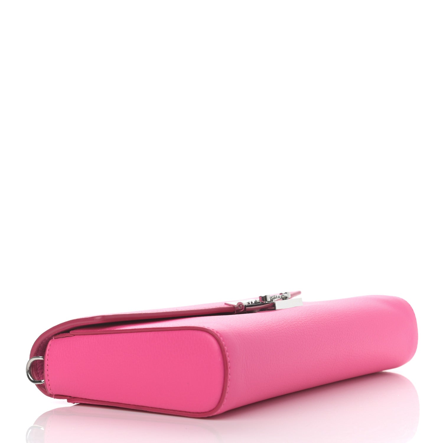 MCM Calfskin Large Patricia Wallet On Chain Pink 4 of 10