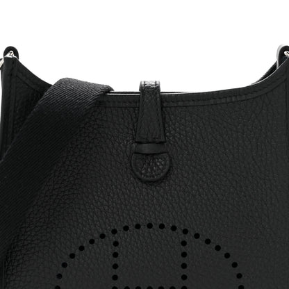 Hermes Taurillon Clemence Evelyne TPM Black 8 of 10
