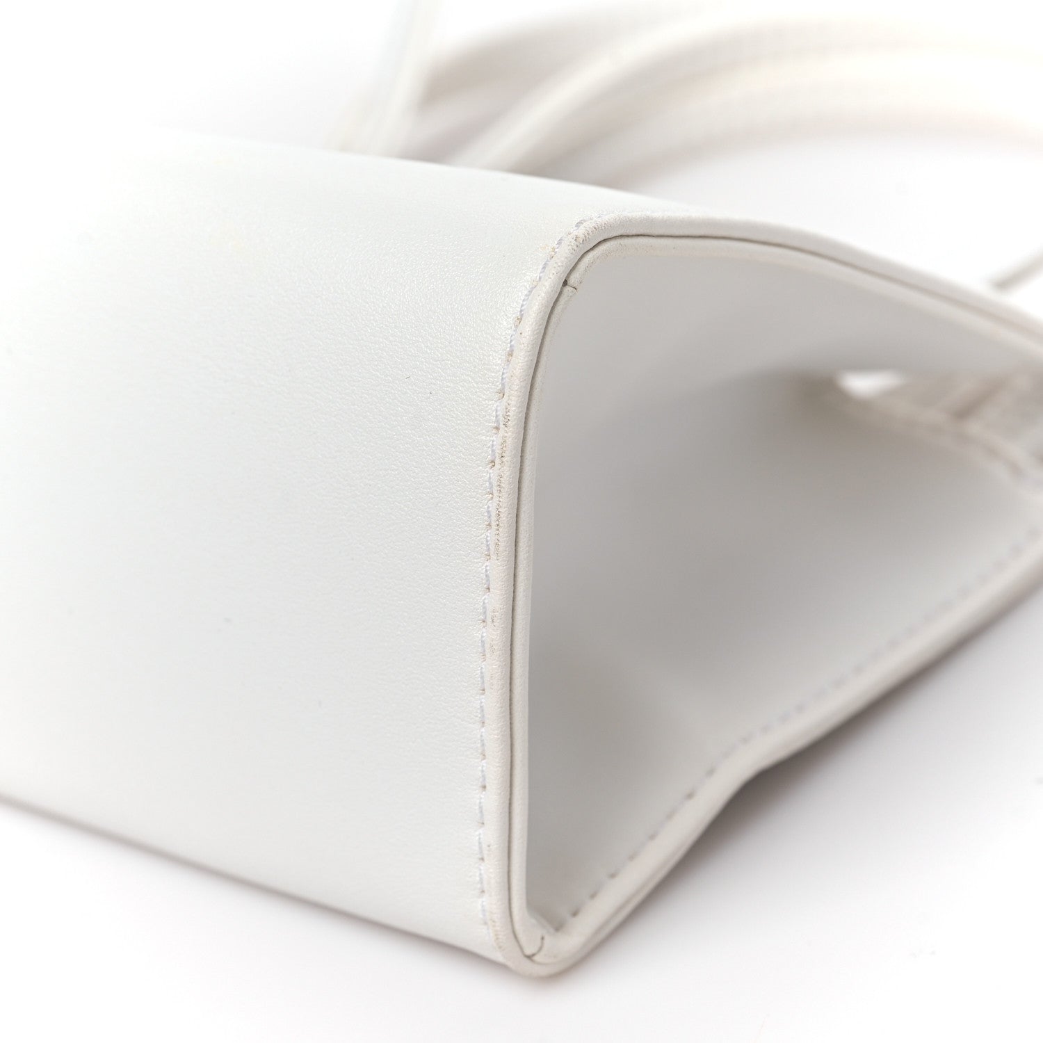 Telfar Vegan Leather Small Shopping Bag White 9 of 9