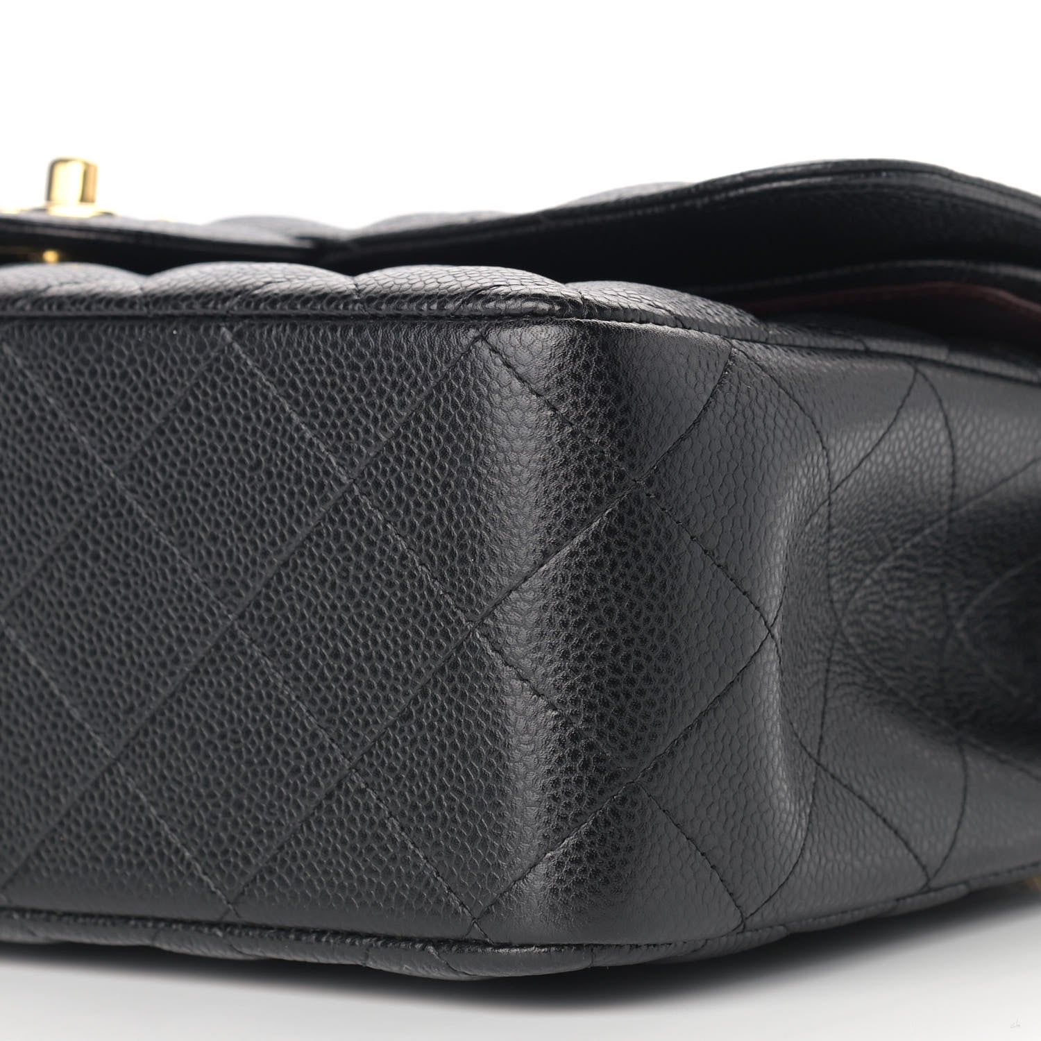 Chanel Caviar Quilted Jumbo Double Flap Black 9 of 13