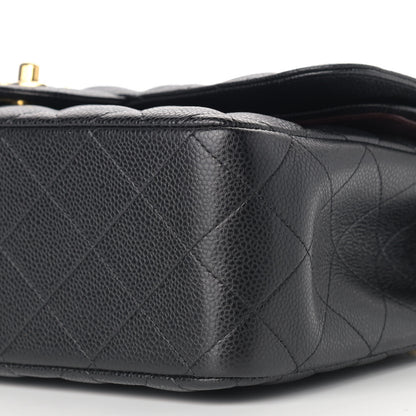 Chanel Caviar Quilted Jumbo Double Flap Black 9 of 13