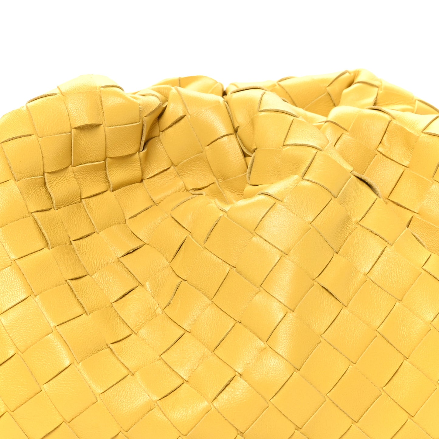 Nappa Maxi Intrecciato The Pouch Oversized Clutch Corn