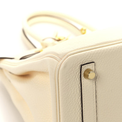 Hermes Taurillon Clemence Birkin 30 Nata 9 of 14