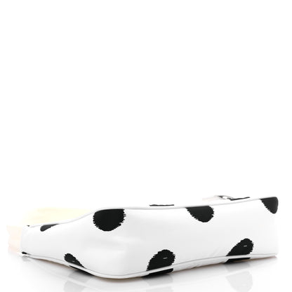 Prada Tessuto Nylon Polka-Dot Mini Re-Edition 2000 Bag White Black 4 of 11