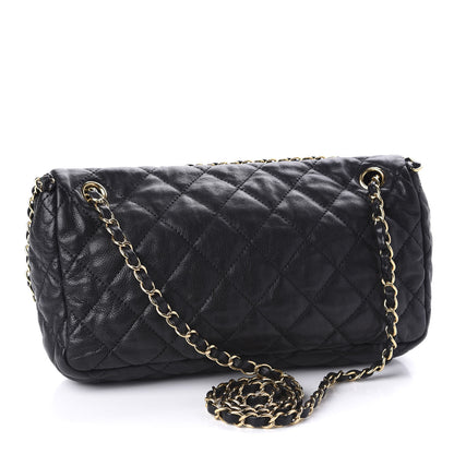 Chanel Calfskin Quilted Medium Chain Me Flap Black 4 of 11