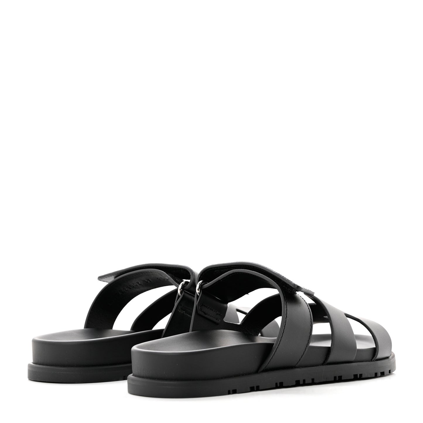 Calfskin Womens Chypre Sandals 37 Black