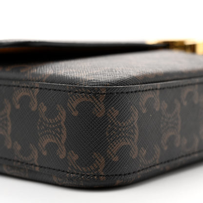Celine Triomphe Canvas Chain Bag Tan 9 of 14