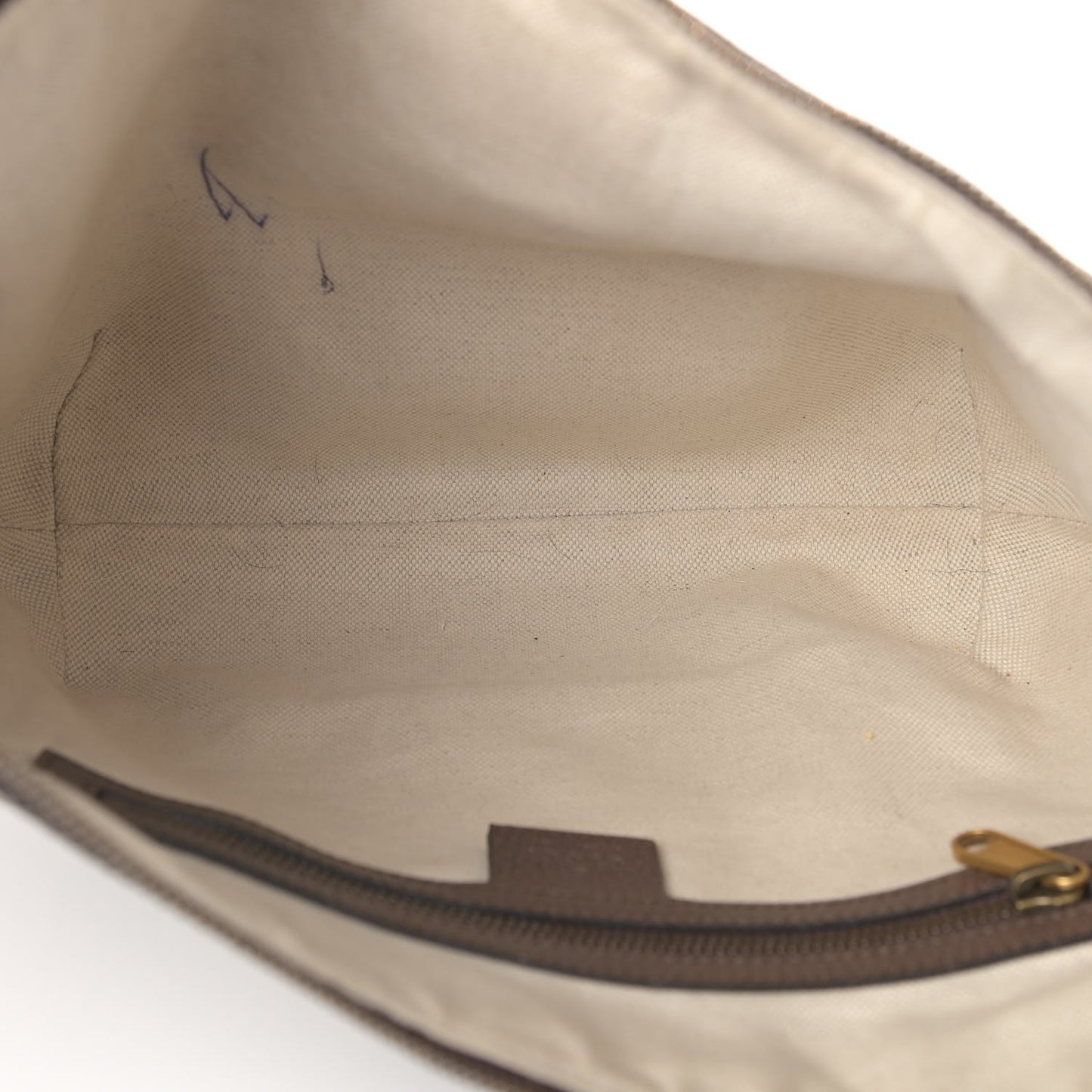 GG Supreme Monogram Web Small Ophidia Half Moon Hobo Brown