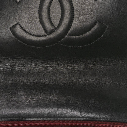 Chanel Lambskin Quilted XL Jumbo Single Flap Black 10 of 14