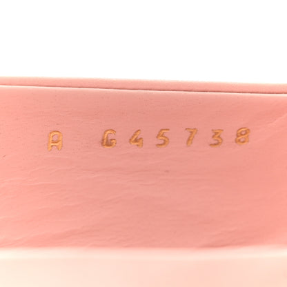 Chanel Lambskin Pointed Toe CC Slingback Flats 37.5 Pink Black 8 of 11