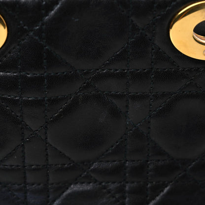 Christian Dior Lambskin Cannage Mini Lady Dior Black 9 of 18
