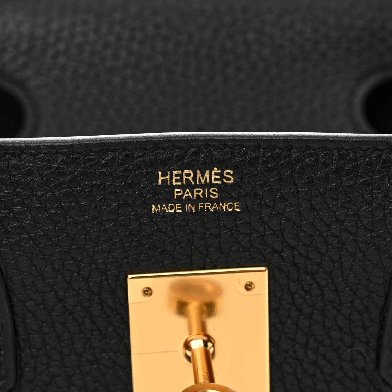 Hermes Taurillon Clemence Birkin 30 Black 6 of 12