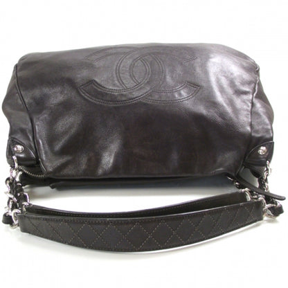 Chanel Lambskin Edgy Large Hobo Brown 5 of 11