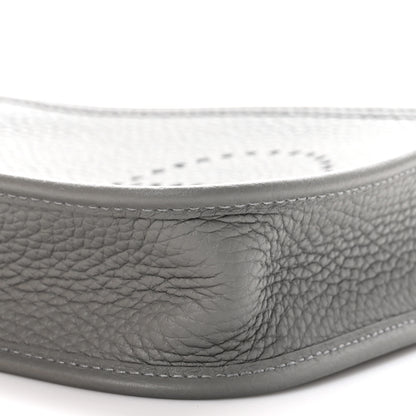 Hermes Taurillon Clemence Evelyne TPM Gris Meyer 9 of 11