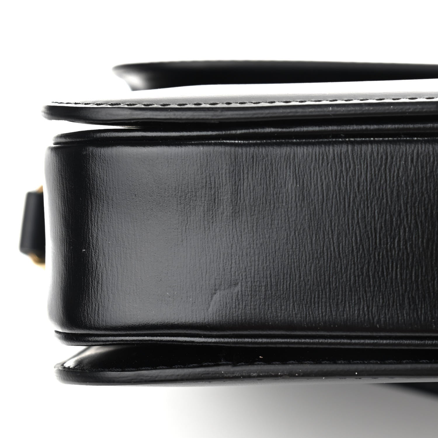 Celine Shiny Calfskin Large Triomphe Black 16 of 18
