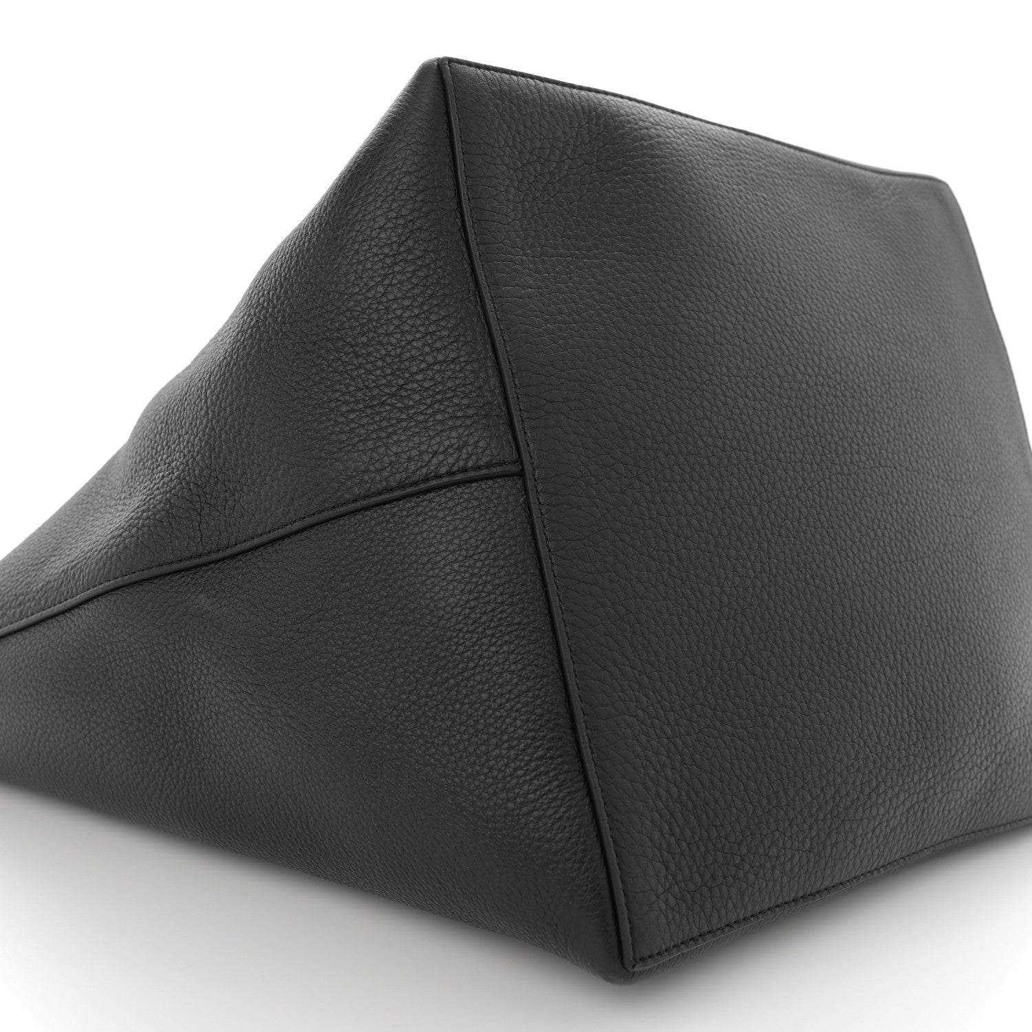 The Row Grained Calfskin Park Tote Three Black 10 of 13