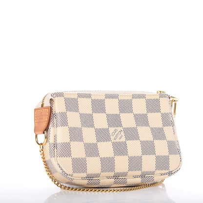Louis Vuitton Damier Azur Mini Pochette Accessories 3 of 7
