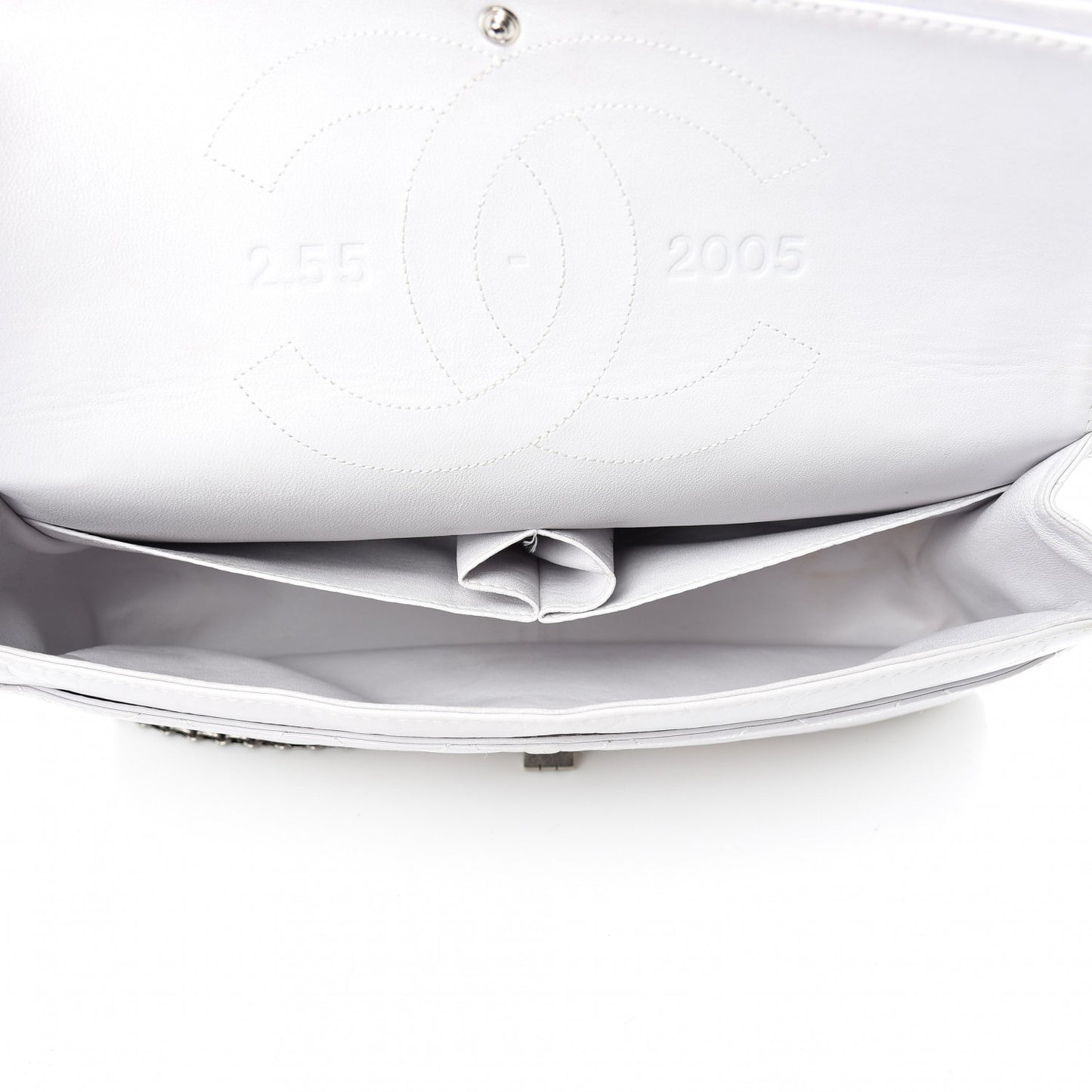Aged Calfskin 50th Anniversary 2.55 Reissue 227 White