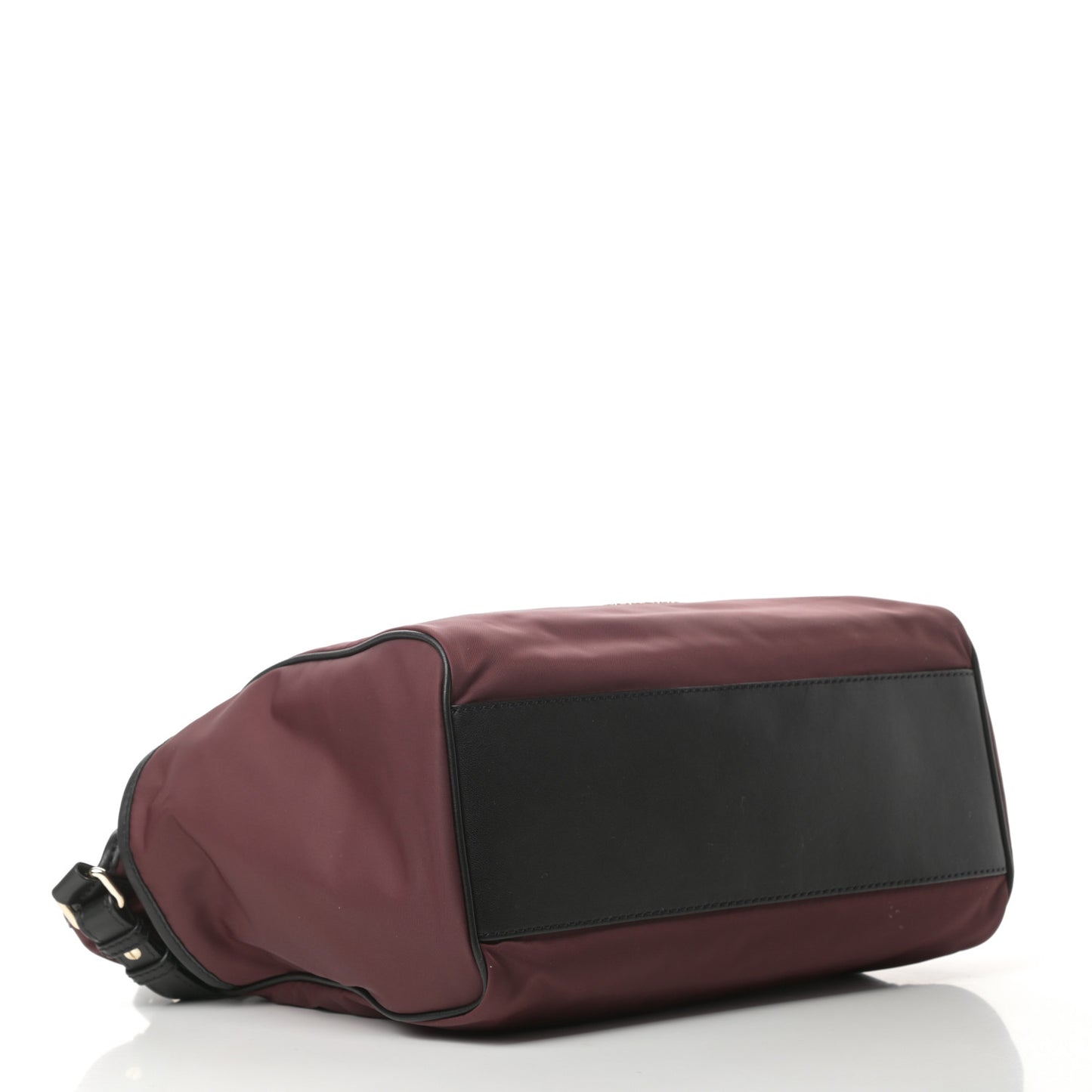 Nylon Diaper Bag Burgundy