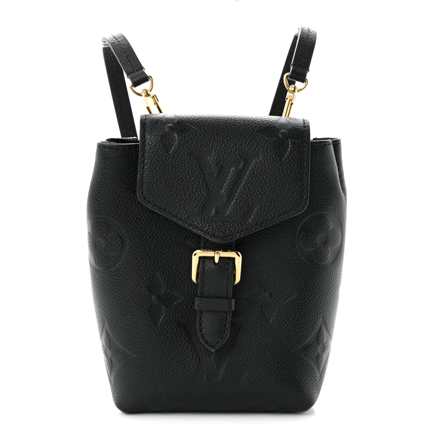 Empreinte Monogram Giant Tiny Backpack Black