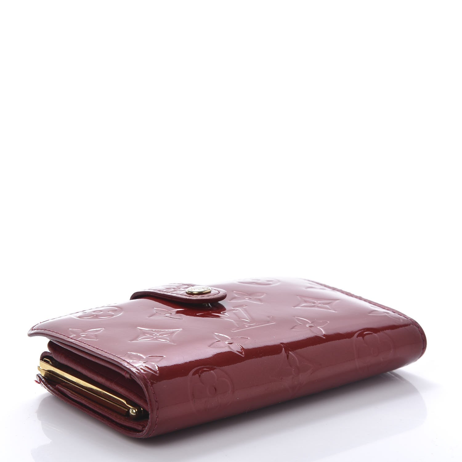 Louis Vuitton Vernis French Purse Wallet Pomme d'Amour 4 of 9