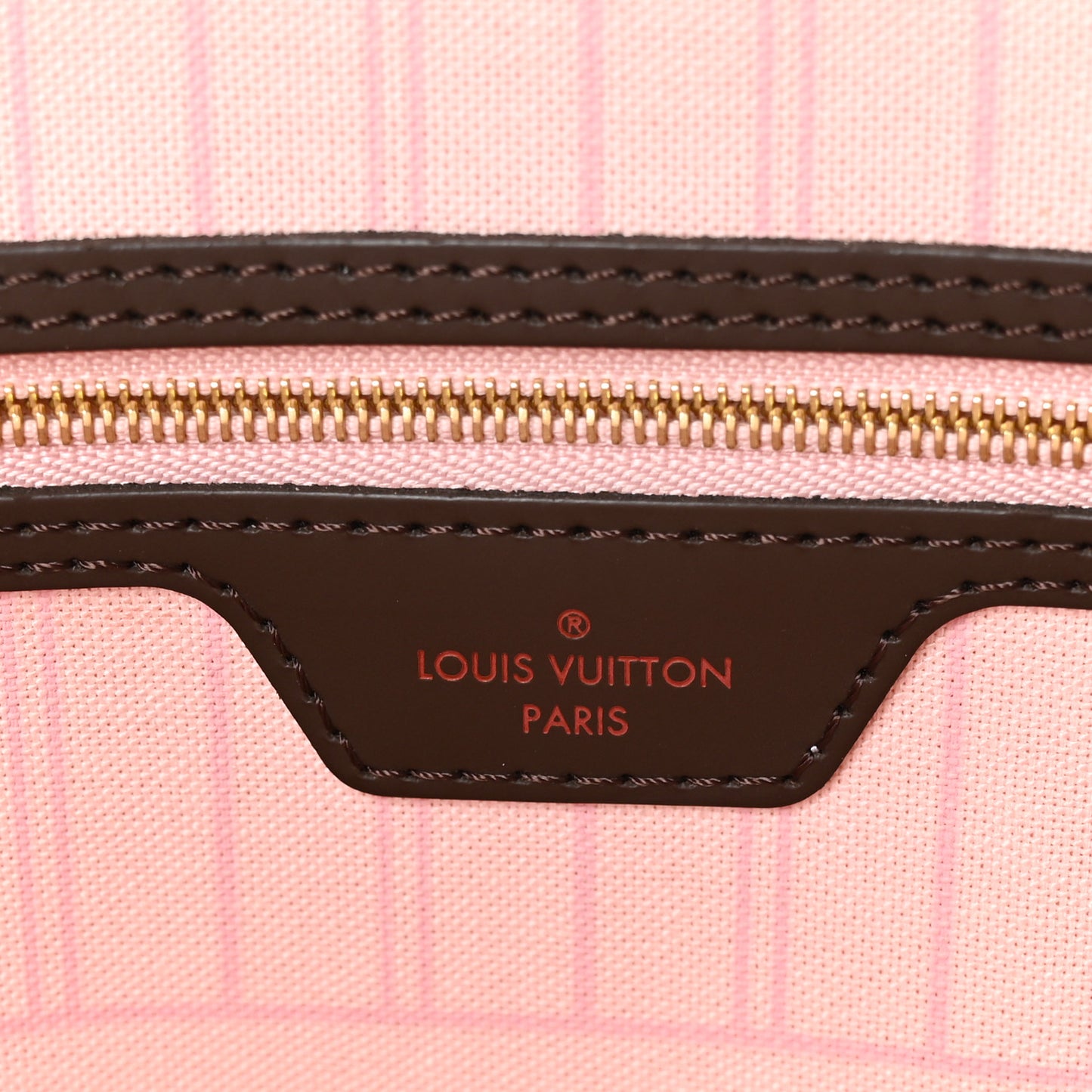 Damier Ebene Neo Neverfull MM Rose Ballerine